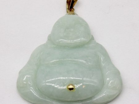 Carved Jadeite Buddha Pendant | 75.00ct | Online