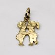 10k Yellow Gold Kissing Pendant Online Hot Sale