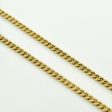 10k Yellow Gold Curb Chain | 21  | Hot on Sale