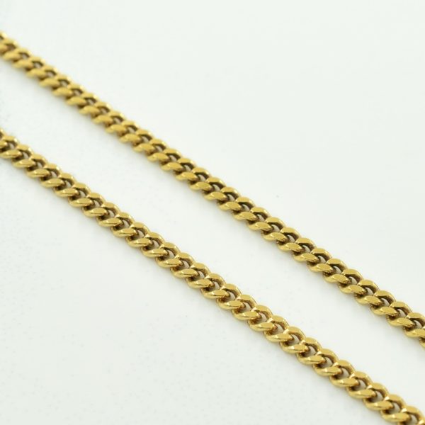 10k Yellow Gold Curb Chain | 21  | Hot on Sale