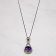 Amethyst Heart & Diamond Pendant & Necklace | 0.95ct, 0.02ctw | 18  | Online