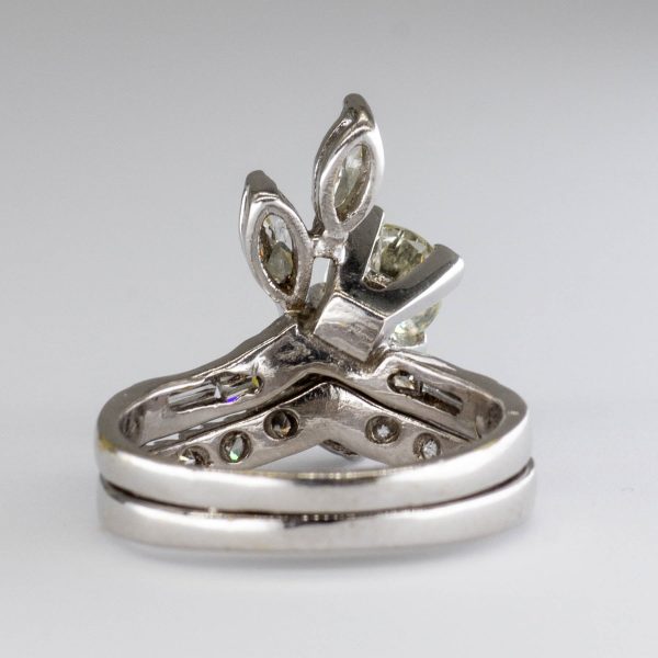 18k White Gold Diamond Ring | 0.64 ct | SZ 6.25 Online Sale