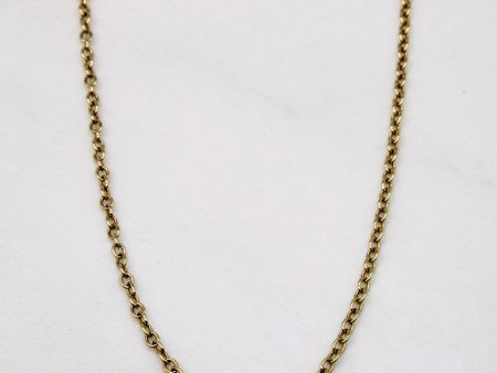 14k Yellow Gold Oval Link Chain | 22  | For Discount