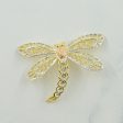 14k Tri Tone Gold Dragonfly Pendant | For Cheap