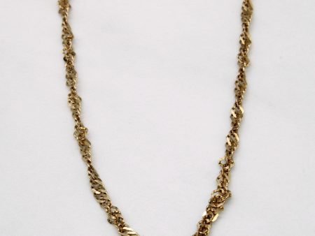 10k Yellow Gold Rope Chain | 25  | Hot on Sale