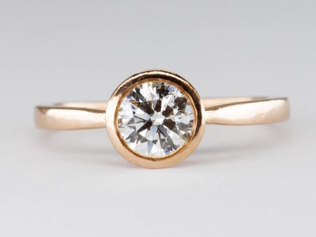 100 Ways  Diamond Bezel Rose Gold 18k Ring | 0.75ctw | SZ 6 Online Sale