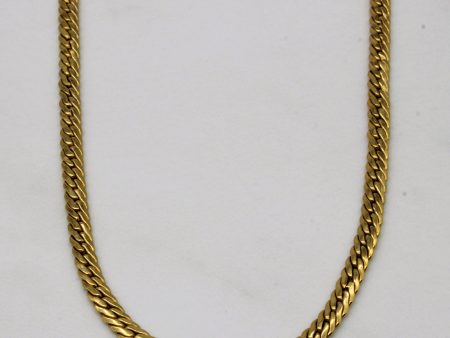 10k Yellow Gold Cuban Link Chain | 18  | Online