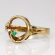 Abstract Emerald Ring | 0.02ct | SZ 7 | on Sale