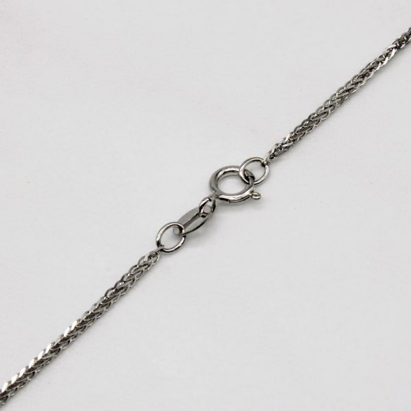 Black & White Diamond Drop Necklace | 0.26ctw | 18  | Discount