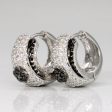 Black & White Diamond Hoop Earrings | 0.70ctw | Online Hot Sale