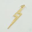 14k Yellow Gold Lightening Bolt Charm | For Cheap