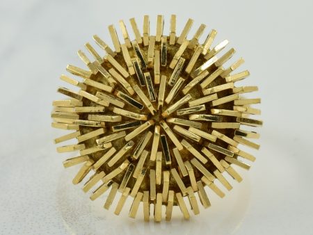 14k Yellow Gold Cocktail Ring | SZ 6.5 | Supply