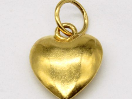 22k Yellow Gold Heart Pendant Supply