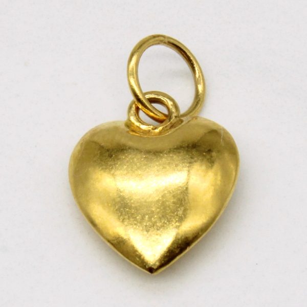 22k Yellow Gold Heart Pendant Supply