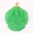 Carved Jadeite Pendant | 85.00ct | Online now