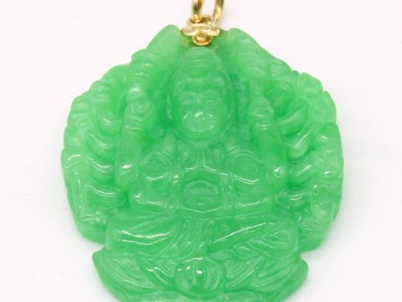 Carved Jadeite Pendant | 85.00ct | Online now