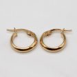 10k Yellow Gold Hoop Earrings on Sale