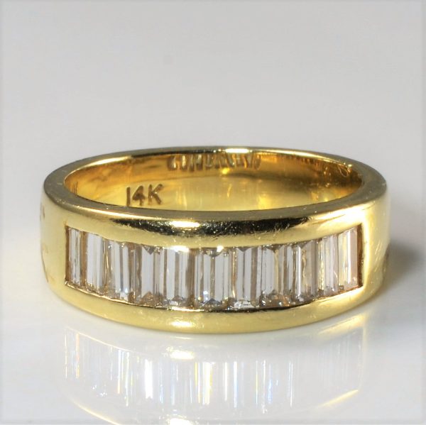 Baguette Diamond Gold Ring | 0.55ctw | SZ 6 | Online Sale