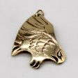 10k Yellow Gold Eagle Pendant For Discount