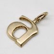 14k Yellow Gold  a  Initial Pendant For Sale