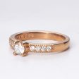 14k Rose Gold Fancy Design Diamond Ring | 0.23ct, 0.20ctw | Sz 6.25 Discount