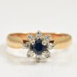 Blue Sapphire & Diamond Ring | 0.23ct, 0.08ctw | SZ 6.25 | For Discount