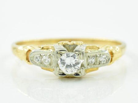 Vintage Five Stone Diamond Ring | 0.17ctw | SZ 7.5 | on Sale