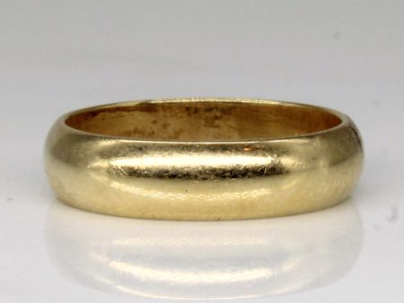 1977 9k Yellow Gold Band | SZ 5.5 | For Discount