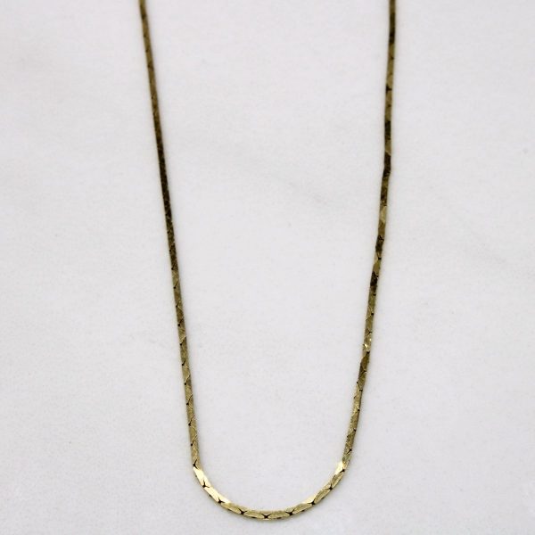 10k Yellow Gold Chain | 18  | Hot on Sale