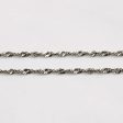 14k White Gold Rope Chain | 18  | For Sale