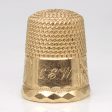 9k Yellow Gold Thimble Online Hot Sale