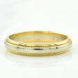 14k Two Tone Gold Band | SZ 4.75 | Supply