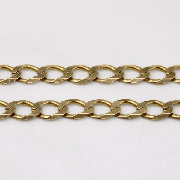 1997 Hallmarked 9k Yellow Gold Curb Link Chain | 24  | Online Hot Sale