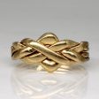 9k Yellow Gold Solved Puzzle Ring | SZ 10.25 | Supply