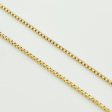 10k Yellow Gold Box Chain | 21  | Cheap