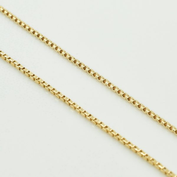 10k Yellow Gold Box Chain | 21  | Cheap