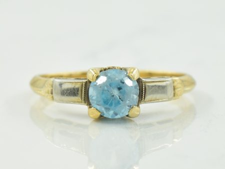 Blue Zircon Ring | 0.90ct | SZ 6.5 | Online Hot Sale