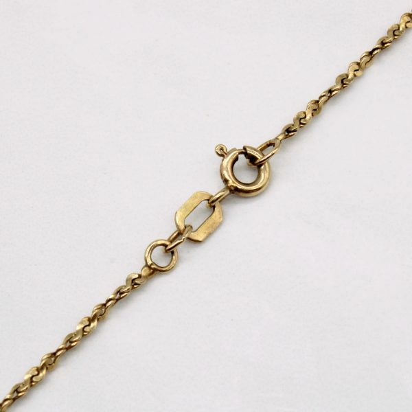 10k Yellow Gold S Link Rope Chain | 20  | Cheap