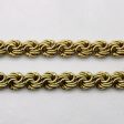 14k Yellow Gold Woven Link Necklace | 23  | Discount