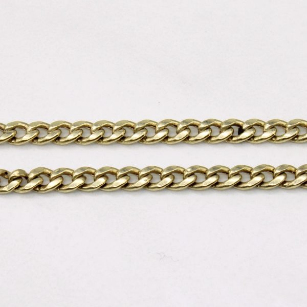 10k Yellow Gold Curb Link Chain | 26  | Online