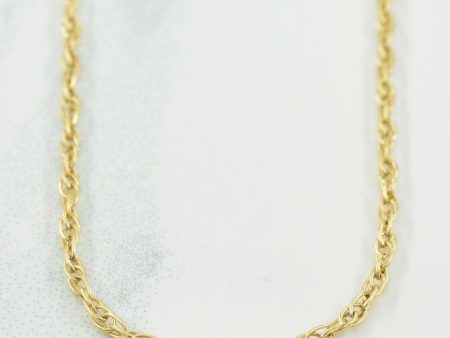 10k Yellow Gold Prince of Wales Chain | 19  | Online Hot Sale