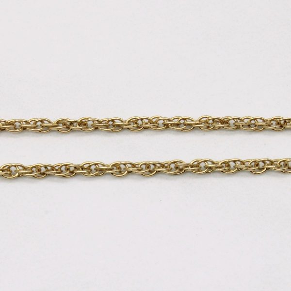 10k Yellow Gold Chain | 24  | Supply