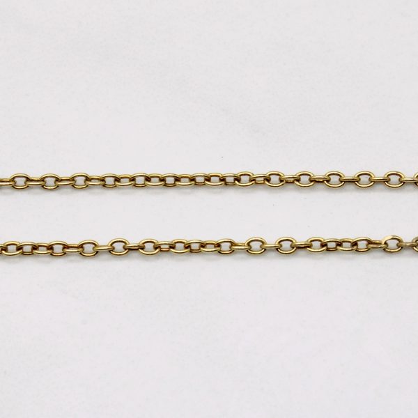 14k Yellow Gold Oval Link Chain | 22  | For Discount