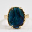 Abalone Shell Doublet Cocktail Ring | 1.50ct | SZ 9 | on Sale