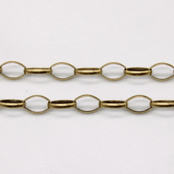 9k Yellow Gold Oval Link Chain | 18  | Discount