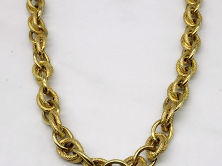 14k Yellow Gold Chain | 16  | Fashion