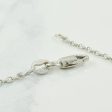 14k White Gold Cable Chain | 17  | Online now