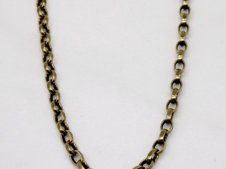 9k Yellow Gold Oval Link Chain | 20  | Online Hot Sale