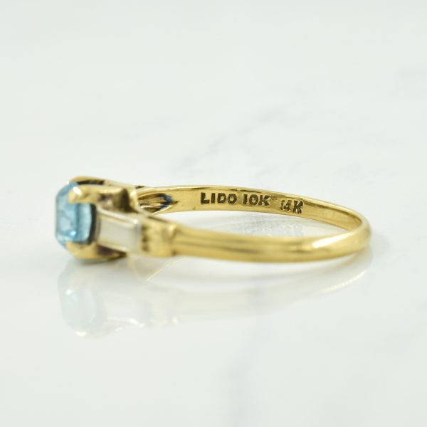 Blue Zircon Ring | 0.90ct | SZ 6.5 | Online Hot Sale