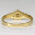 10k Yellow Gold Heart Ring | SZ 3.75 | Online now